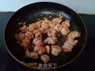 咖喱虾仁步骤4