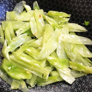 蚝油笋片步骤6