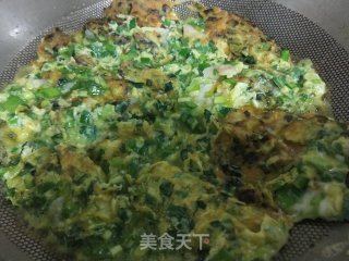 虾仁韭菜炒鸡蛋步骤4