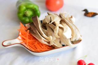 香炸平菇步骤2