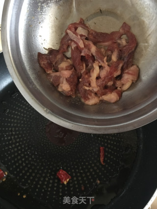 香葱炒羊肉步骤8