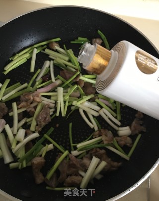 香葱炒羊肉步骤10