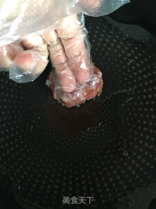 香煎羊肉饼步骤7