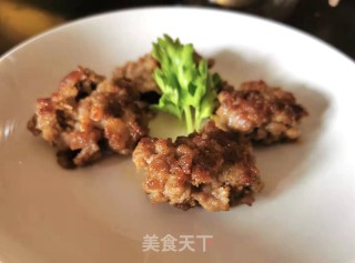 香煎羊肉饼步骤9
