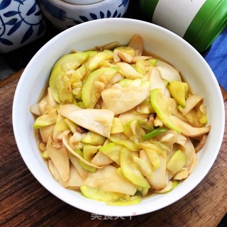 杏鲍菇炒葫芦片步骤8
