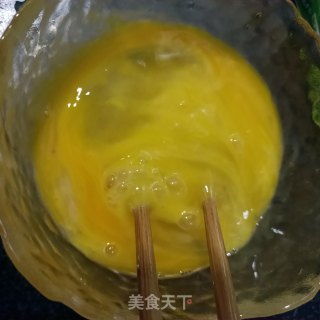 爬虾肉滑蛋步骤2