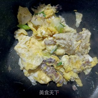 爬虾肉滑蛋步骤8