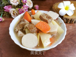 咸肉炖萝卜毛芋步骤8