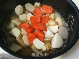 咸肉炖萝卜毛芋步骤7