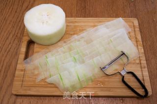 清蒸冬瓜虾仁卷步骤4