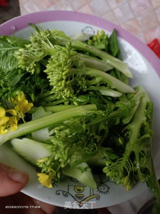 炒菜心步骤1