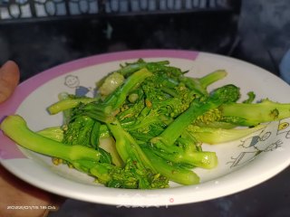 炒菜心步骤4