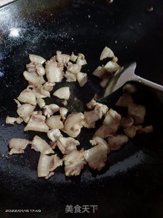 蒜苗西蓝花炒肉步骤4