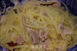酸菜土豆丝步骤4