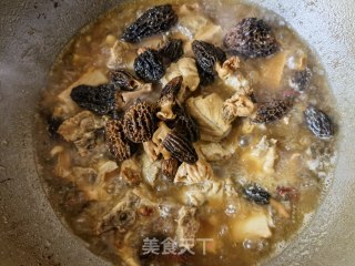 羊肚菌烧排骨步骤14