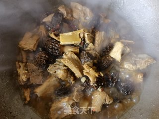 羊肚菌烧排骨步骤16