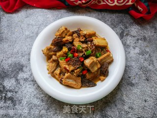 羊肚菌烧排骨步骤20