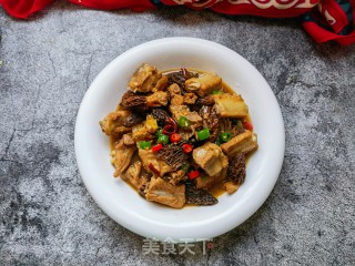 羊肚菌烧排骨步骤19