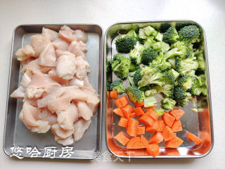 蔬菜鸡肉饼步骤2