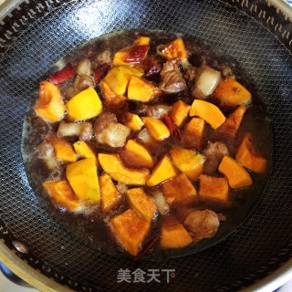五花肉炖南瓜步骤5