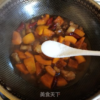 五花肉炖南瓜步骤6