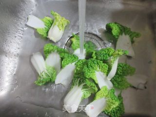 香干炒黄心菜步骤2