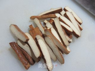 香干炒黄心菜步骤4