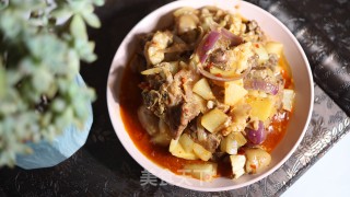 红烧萝卜焖羊肉步骤10