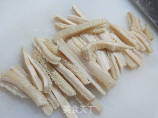 牛肚炒蒜薹步骤2