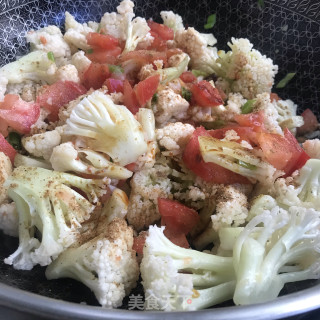 家常小炒菜花步骤8 家常小炒菜花步骤8