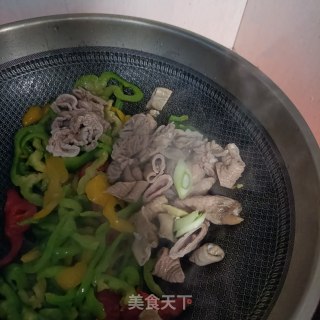 彩椒炒大肠步骤15