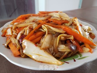 辣瓣酱炒白菜步骤6