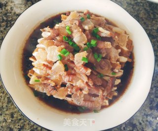 香干蒸腊肉步骤12