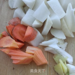 白萝卜炖牛腩步骤9