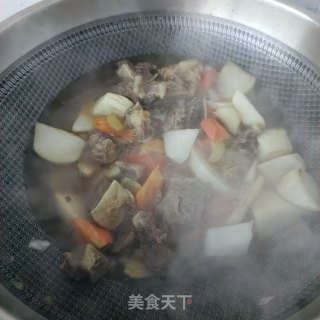 白萝卜炖牛腩步骤12