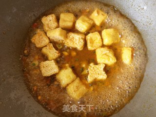豆腐泡烩生菜步骤7