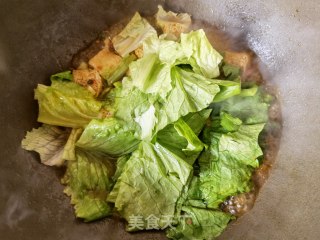 豆腐泡烩生菜步骤9