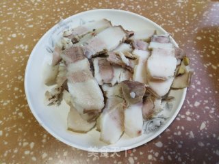 西兰花炒回锅肉步骤3