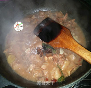 酱焖羊头肉步骤9