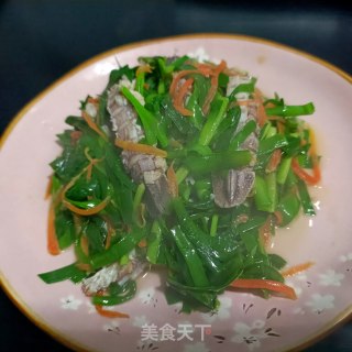 韭菜炒皮皮虾肉步骤11