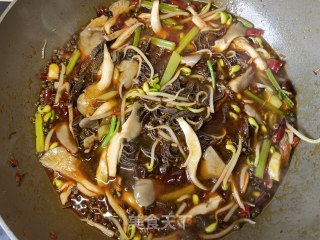 豆芽平菇煮毛肚步骤16