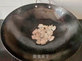 五花肉炒西蓝花步骤5