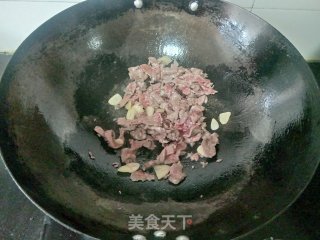 大葱青椒炒牛肉步骤7