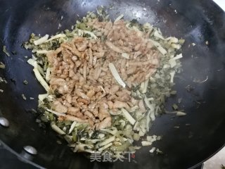 雪菜冬笋炒肉丝步骤9