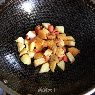 孜然土豆步骤5