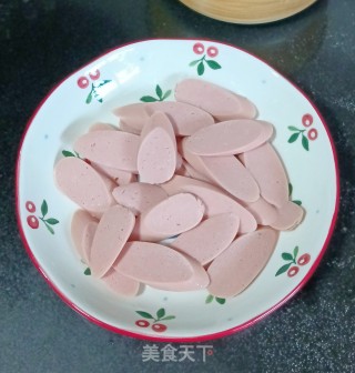 火腿肠炒鸡蛋步骤6