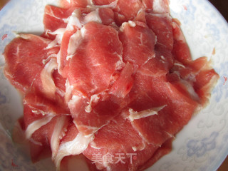 小白菜豆腐浸羊肉片步骤3