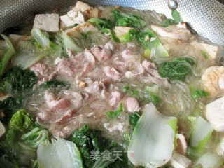 小白菜豆腐浸羊肉片步骤11