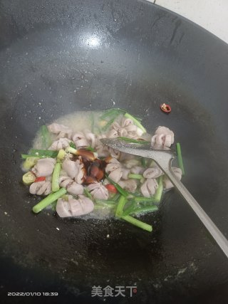 爆炒生肠步骤6