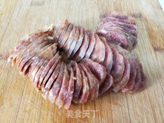 黄心菜炒腊肠步骤5